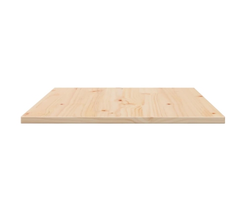 Tablero de mesa rectangular 3 uds madera de pino 80x53x1,7 cm