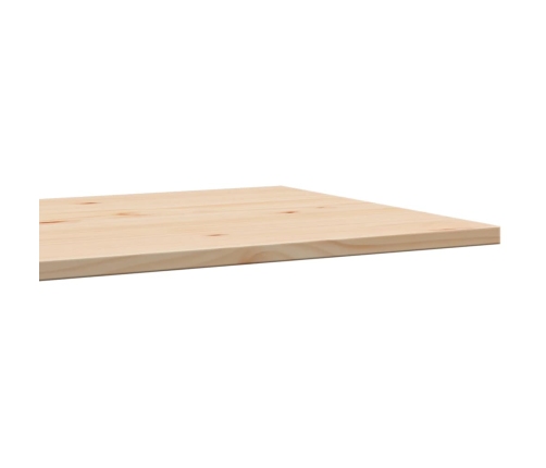 Tablero de mesa rectangular 3 uds madera de pino 80x53x1,7 cm