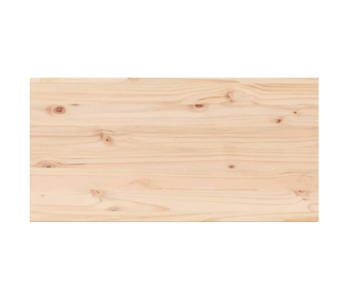 Tablero de mesa rectangular 4 uds madera de pino 90x45x1,7 cm