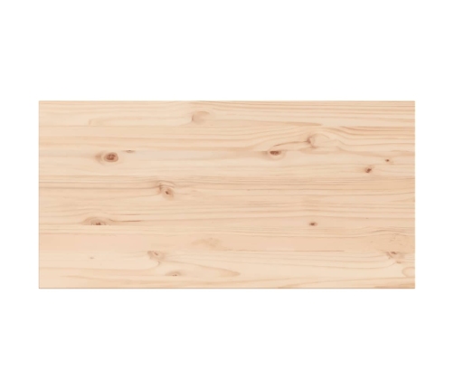 Tablero de mesa rectangular 4 uds madera de pino 100x50x1,7 cm