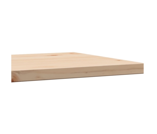 Tablero de mesa cuadrado madera maciza de pino 40x40x2,5 cm