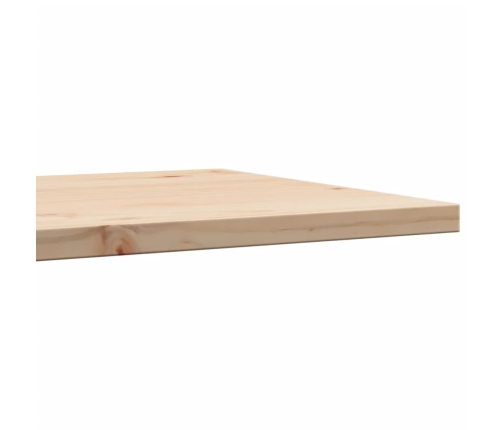 Tablero de mesa cuadrado madera maciza de pino 50x50x2,5 cm