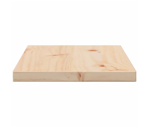 Tablero de mesa rectangular 2 uds madera de pino 60x30x2,5 cm