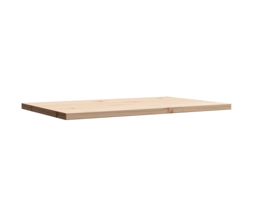 Tablero de mesa rectangular madera maciza pino 80x50x2,5 cm