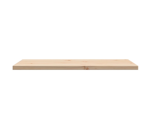 Tablero de mesa rectangular madera maciza pino 80x50x2,5 cm