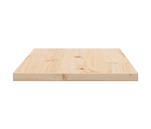 Tablero de mesa rectangular 2 uds madera de pino 80x40x2,5 cm