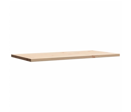 Tablero de mesa rectangular madera maciza pino 100x50x2,5 cm