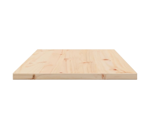 Tablero de mesa rectangular madera maciza pino 100x50x2,5 cm