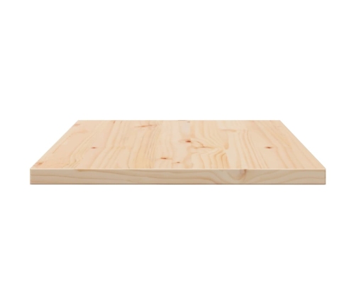 Tablero de mesa rectangular 3 uds madera de pino 80x47x2,5 cm