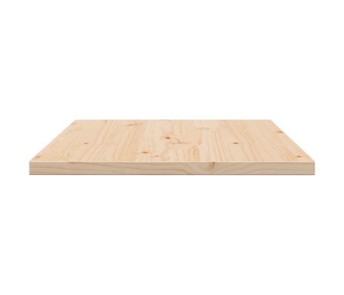 Tablero de mesa rectangular 3 uds madera de pino 80x53x2,5 cm