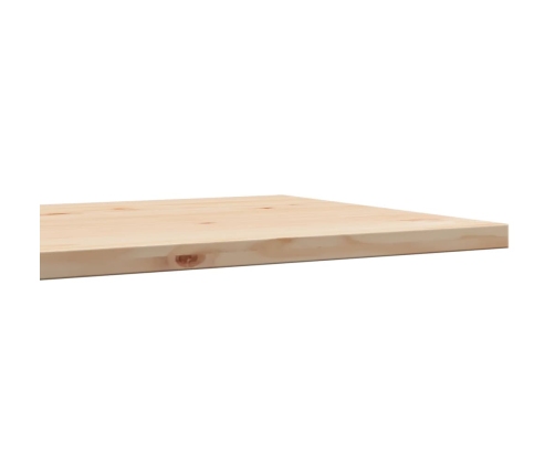 Tablero de mesa rectangular 4 uds madera de pino 100x50x2,5 cm