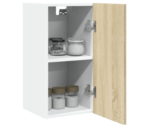 Armario colgante cocina contrachapada color roble 29,5x31x60 cm