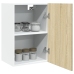 Armario colgante cocina contrachapada color roble 39,5x31x60 cm