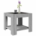 Mesa de centro y LED madera ingeniería gris Sonoma 53x53x45 cm