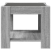 Mesa de centro y LED madera ingeniería gris Sonoma 53x53x45 cm