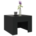 Mesa de centro con Infinity LED negro 40x40x30 cm