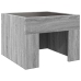 Mesa de centro con Infinity LED gris Sonoma 40x40x30 cm