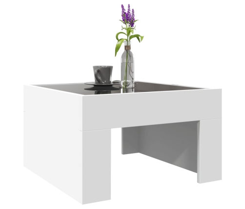 Mesa de centro con Infinity LED blanco 50x50x30 cm