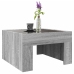 Mesa de centro con Infinity LED gris Sonoma 50x50x30 cm