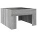 Mesa de centro con Infinity LED gris Sonoma 50x50x30 cm