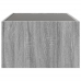 Mesa de centro con Infinity LED gris Sonoma 90x50x30 cm