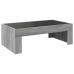 Mesa de centro con Infinity LED gris Sonoma 90x50x30 cm