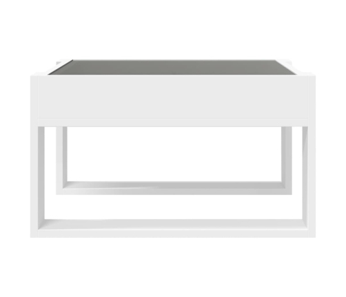 Mesa de centro con Infinity LED blanco 50x53x30 cm