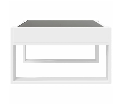 Mesa de centro con Infinity LED blanco 70x53x30 cm