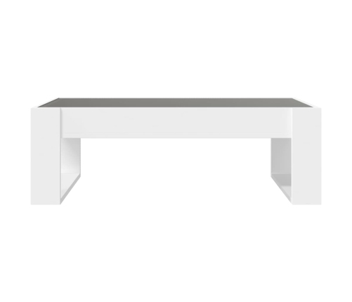 Mesa de centro con Infinity LED blanco 90x53x30 cm