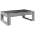 Mesa de centro con Infinity LED gris Sonoma 90x53x30 cm