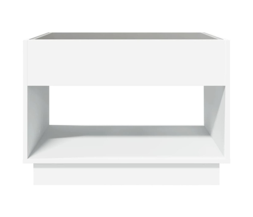 Mesa de centro con Infinity LED blanco 70x50x50 cm