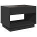 Mesa de centro con Infinity LED negro 70x50x50 cm