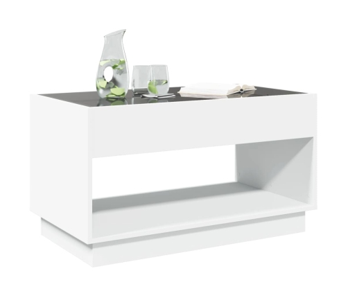 Mesa de centro con Infinity LED blanco 90x50x50 cm