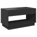 Mesa de centro con Infinity LED negro 90x50x50 cm