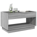 Mesa de centro con Infinity LED gris Sonoma 90x50x50 cm