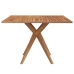 Juego de comedor de jardín 5 piezas madera maciza de acacia