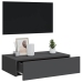 Mueble para TV con luces LED gris 60x35x15,5 cm