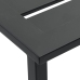 Juego de mesa alta y taburetes de jardín 5 piezas acero negro