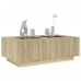 Mesa de centro con Infinity LED roble Sonoma 116x69x40 cm