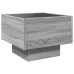 Mesa de centro con Infinity LED gris Sonoma 40x40x30 cm