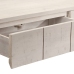 Mesa consola madera maciza de mango blanco 110x35x75 cm