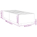 Estructura de cama sin colchón tela marrón oscuro 90x190 cm