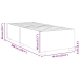 Estructura de cama sin colchón tela marrón oscuro 90x200 cm