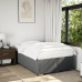 vidaXL Estructura de cama tela gris oscuro 120x190 cm