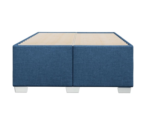 Estructura de cama tela azul 120x190 cm