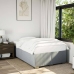 Estructura de cama sin colchón tela gris claro 120x200 cm