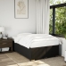 Estructura de cama sin colchón tela negro 120x200 cm