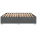 Cama sin colchón tela gris oscuro 200x200 cm