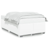 vidaXL Estructura de cama cuero sintético blanco 120x190 cm