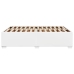 Estructura de cama sin colchón cuero sintético blanco 140x200cm